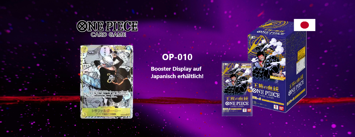One Piece Card Game OP-010 Booster Display 
