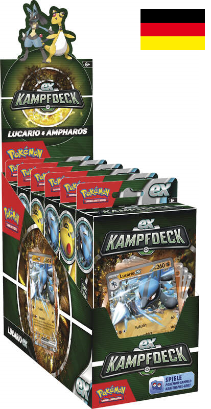 Pokemon EX Kampfdeck Lucario & Ampharos DE