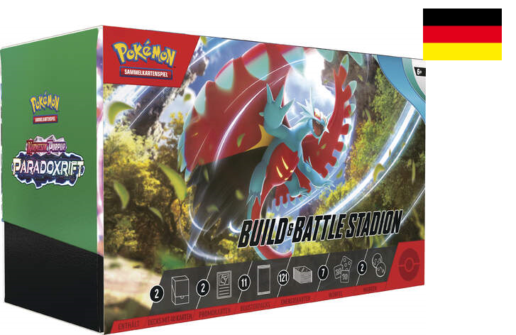 Pokemon TCG Karmesin & Purpur Paradox Rift Biuld and Battle Box Sammelkartenspiel DE