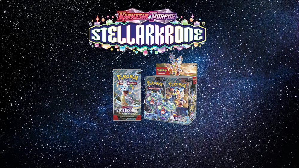 Pokemon Sammelkarten TCG Stellarkrone Karmesin & Purpur Booster Display